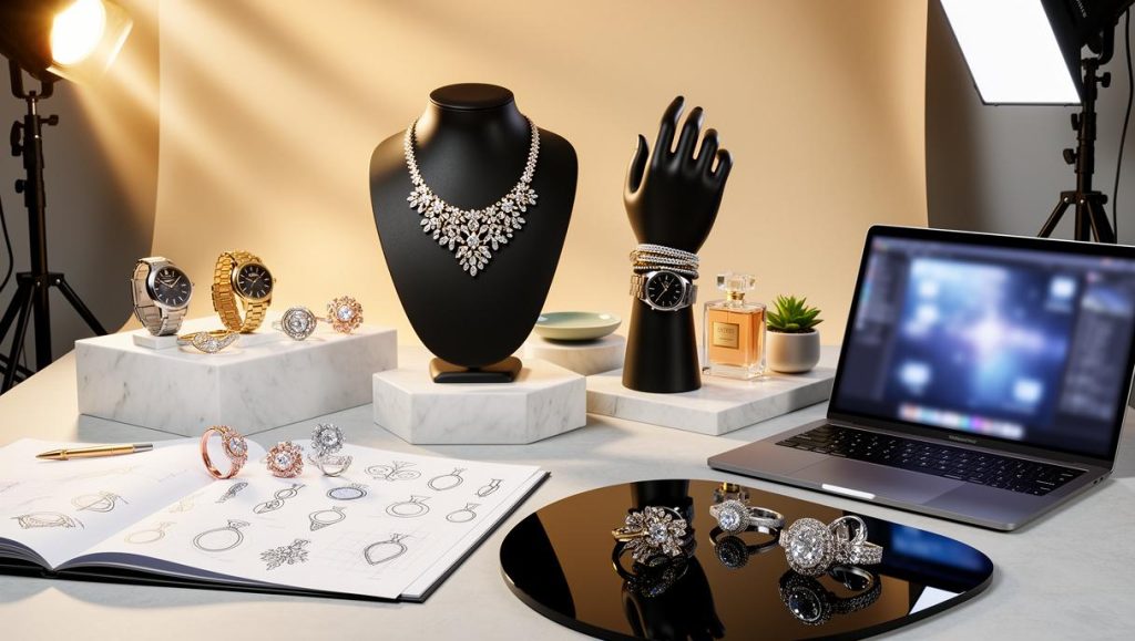 AI jewellery product photography 6